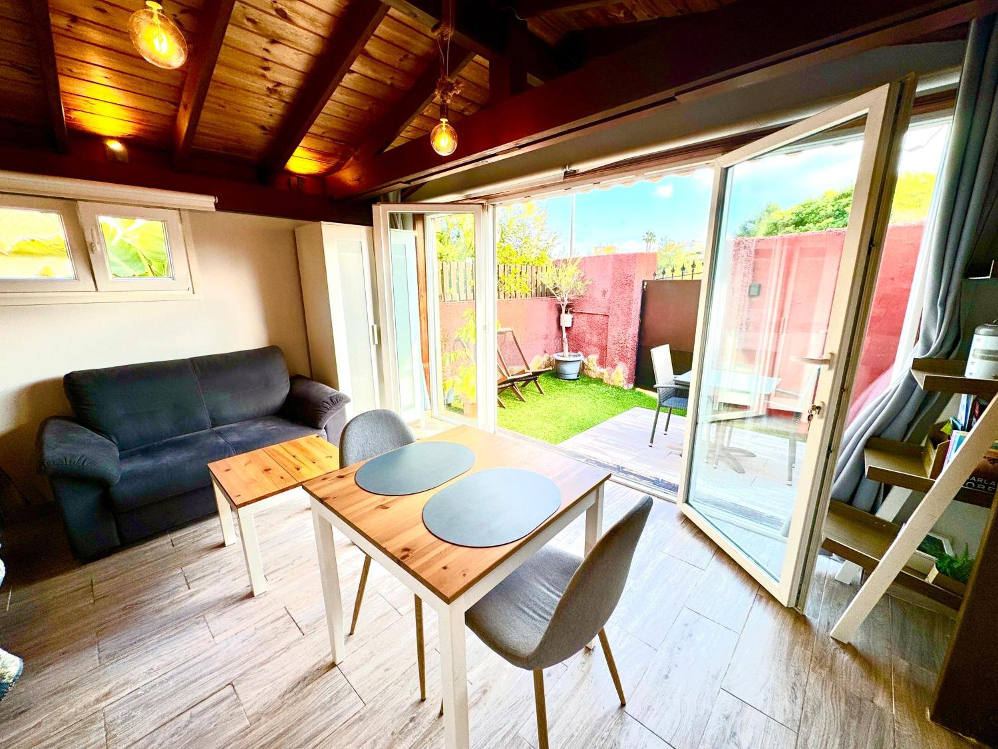 3 Casita-estudio Con Jardin En La Playa * Puerto Marino